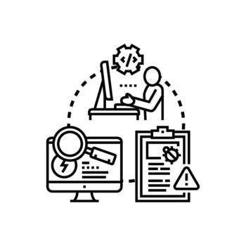 identificando software cuestiones en programación conjunto de estilos desarrollo proceso vector