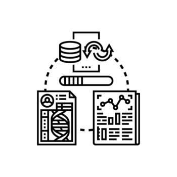 Sample data processing for. variants analysis and reporting vector