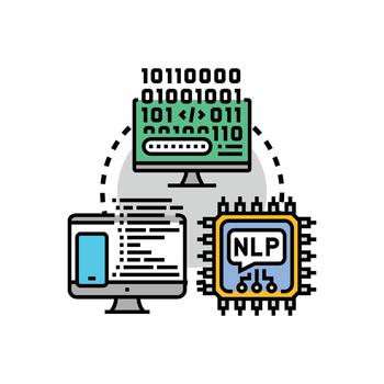 Low code platform creating software applications fast vector