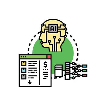 Artificial intelligence processing. data for formal recognition set vector