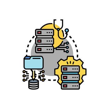 base de datos servidor sistema coleccionar Procesando analizando paquete múltiple información. vector