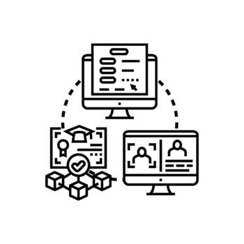 Api authentication security accessing designs data network protection. vector