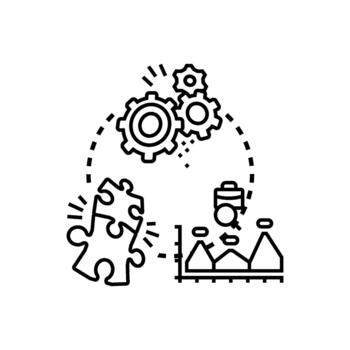 Steady state. progression concept developing forms solution vector