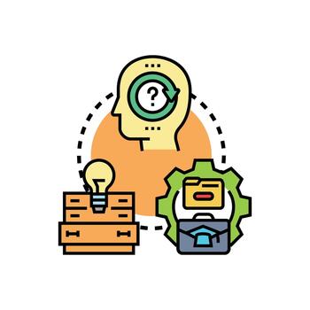 Knowledge variants input adding information for personal. development vector