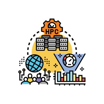 Network performance observability with high performance computing variations. vector
