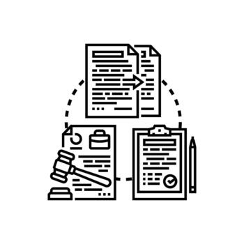 corrección de pruebas colocar. documentos comprobación y edición proceso vector