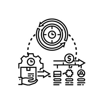 archivo tipo cambio conjunto flujo de trabajo proceso. mejoramiento lazo vector