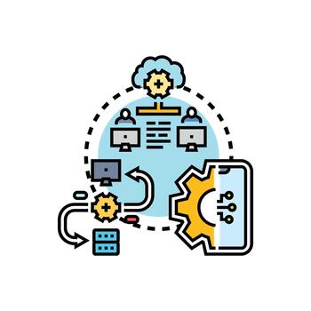 Mutual data variety synchronizing. component for cloud network processing vector