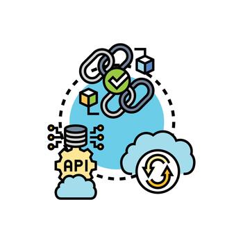Software platforms compatibility connecting api data modern synchronization vector