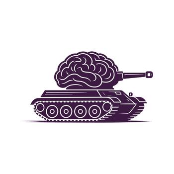 cerebro tanque logo 2 vector