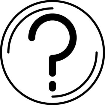 Help Semi Solid Icons vector