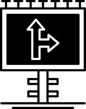 Split Haf Black Semi Solid Design vector