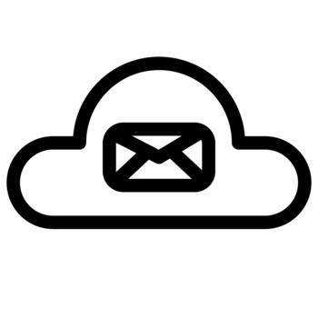 Cloud Email- Secure Cloud Computing- Data Storage vector