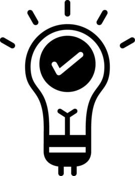 solución la mitad semi sólido icono vector