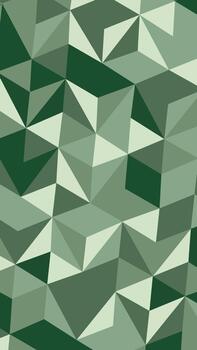 geométrico verde triangular modelo resumen vector