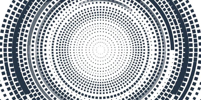 Radial Dot Pattern Background vector