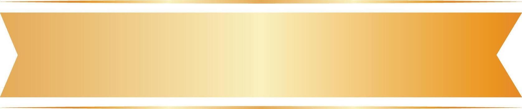 Gold gradient rectangular banner illustration with rectangular, gradient vector