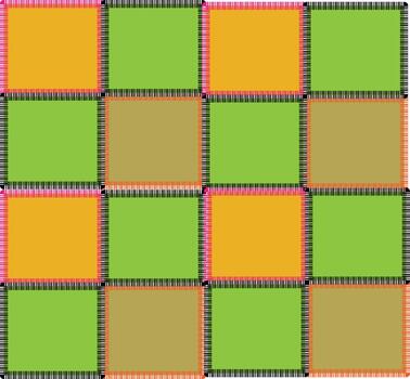 Table mat pattern vector