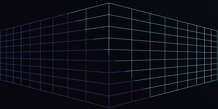 Circular Grid Pattern on Dark Background. vector