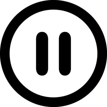 Pause Circle Medium vector