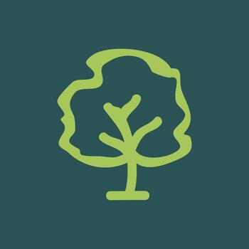 Tree Logo Green vector