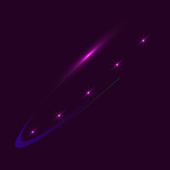Stellar Light Path vector