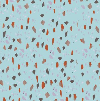 Sky Terrazzo Pattern vector