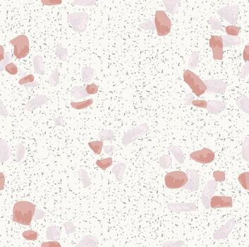 Blush Terrazzo Pattern vector