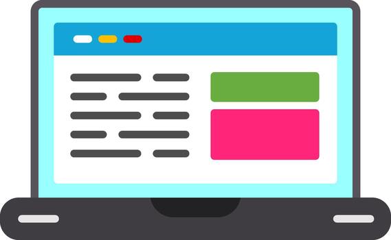programación plano icono diseño software desarrollo vector
