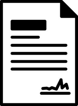 asignación semi sólido diseño tarea documento vector