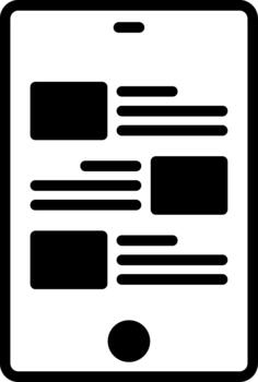 contenido semi sólido diseño digital contenido vector
