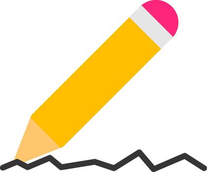 Edit Flat Design Modify Content vector