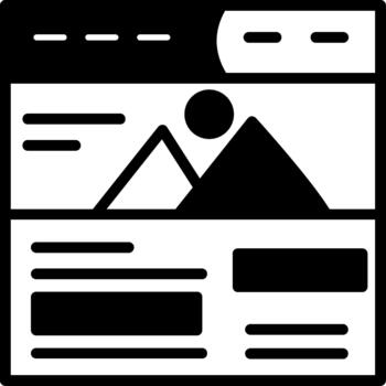web diseño semi sólido diseño sitio web diseño vector