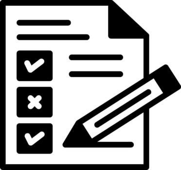 editar semi sólido diseño icono contenido edición vector