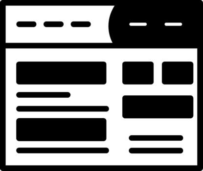 ui diseño semi sólido diseño usuario interfaz vector