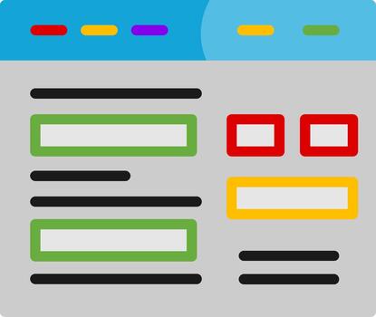 UI Design Flat Design User Interface vector