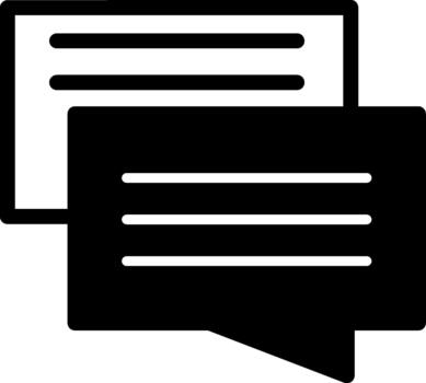burbuja habla semi sólido diseño habla burbuja vector