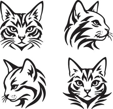 Cat head bundle vector
