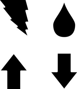documento semi sólido icono diseño papel sábana vector