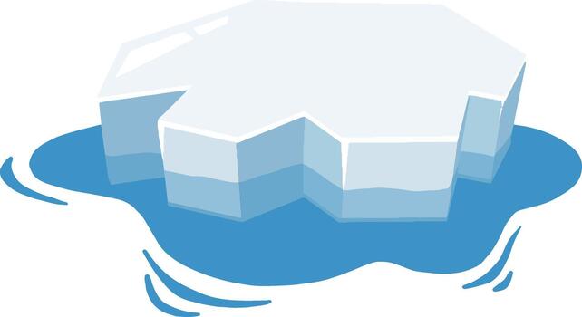 Arctic Ice Floe vector