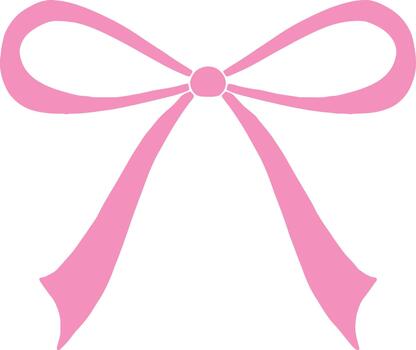 Romantic Double Tail Bow vector