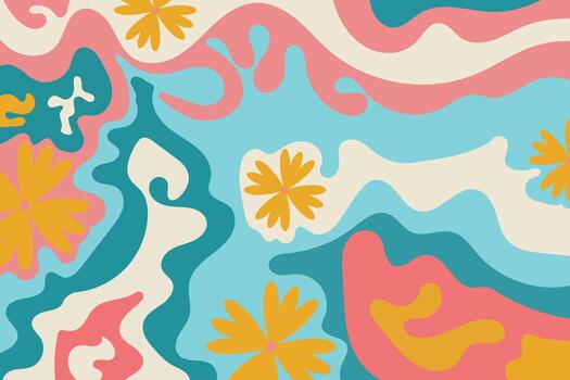 Groovy pattern texture vector
