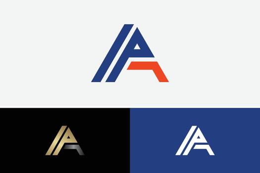 Initial A Triangle Logo vector