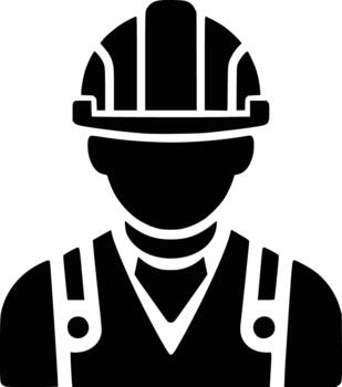 Construction Worker Icon vector
