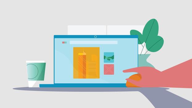 Digital User Experience vector
