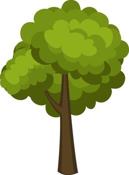 denso redondeado árbol vector