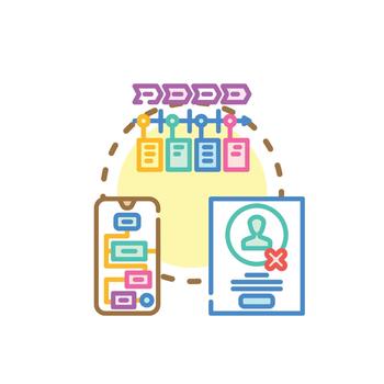 Smartphone app usability experience development and testing vector