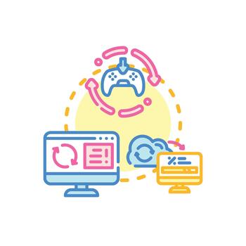 Application updating process with new functionality vector
