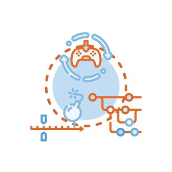 Project status updates planning developing reporting progress concept vector