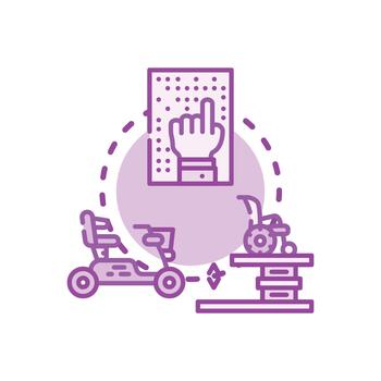 Digital accessibility implementation guide concept vector